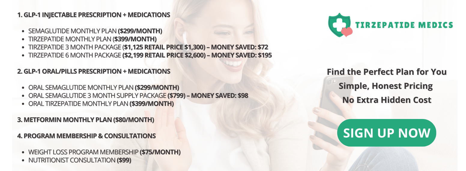 Tirzepatide Medics Weight Loss Pricing and Plans